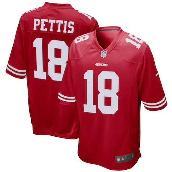 mens nike dante pettis scarlet san francisco 49ers player g